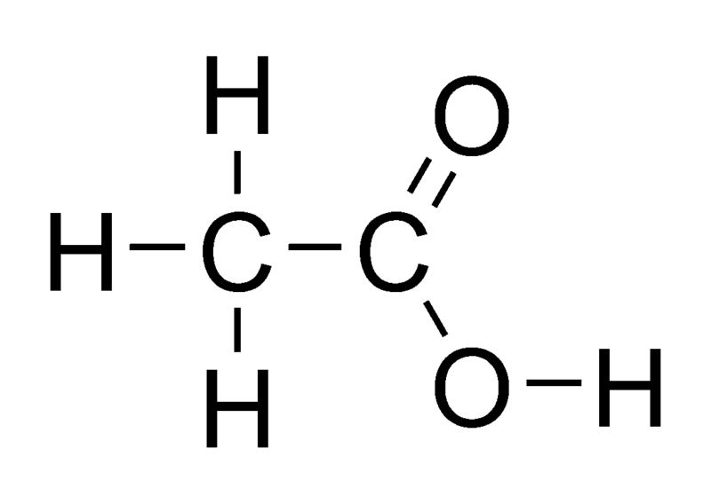 Acetic acid flat structure.png